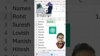 Dont stuck while using Excel‼️Instead Search on Chatgpt exceltips exceltricks shorts chatgpt [upl. by Pallas]