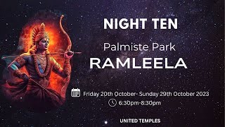 Ramleela 2023 Night 10 Triumph of Good  The Final Showdown with Ravana [upl. by Rene]