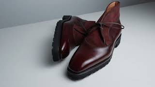 Boulevardier Chukka Boot by Norman Vilalta Bespoke Shoemakers [upl. by Narmis]