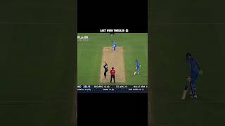 Mother Of Thriller 💀 cricket indvsnz lastoverthriller thriller [upl. by Chemar820]