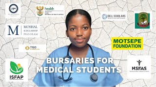 BURSARIES amp SCHOLARSHIPS FUNDING MEDICAL STUDENTS IN 2023 [upl. by Svoboda]