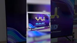 Vu GloLED 4K TV 2025 Powered by VuON Processor running Google TV OS 🔥 ytshorts vugloledtv [upl. by Nyrahs]