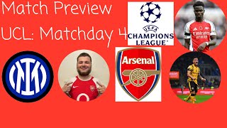 Not Confident In The Slightest  Arsenal vs Inter Milan Match Preview UCL Edition [upl. by Ahsla]