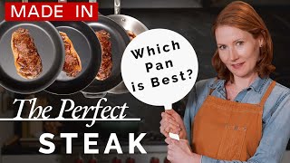 Pro Chef Tests 4 Pans For The Perfect Steak  Made In Cookware [upl. by Attenol]