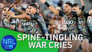 The best war cries youll see  NRL on Nine [upl. by Gorman]