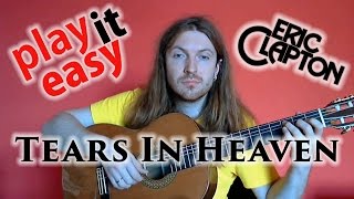 Tears In Heaven  Eric Clapton guitar cover  notes  tabs [upl. by Elane]