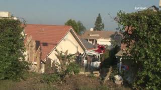 Tow truck driver crashes into house in Lake Elsinore [upl. by Vladimar]