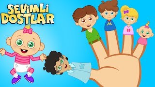 Parmak Ailesi  Sevimli Dostlar çizgi film çocuk şarkıları 2017  Adisebaba TV Bebek Şarkıları [upl. by Renaud]