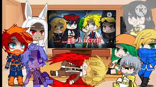 Pro Heroes amp Big three amp Class 1b React to Teacher Pet MemeGacha ClubMHABNHAReactMy Au [upl. by Sicard]