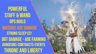 Powerful Staff and Wand DPS Build for Throne and Liberty [upl. by Todd]