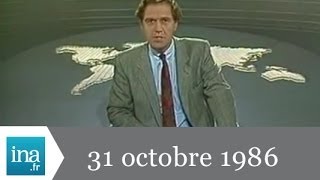 JT Antenne 2 20H  31 OCTOBRE 1986  Archive INA [upl. by Eitsyrc703]