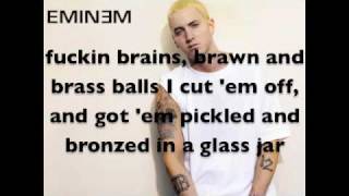 eminem dads gone crazy lyrics [upl. by Mook]