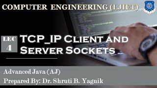 4 TCP IP Client and Server Sockets [upl. by Aicilak70]