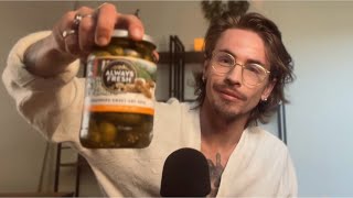 ASMR Eating Pickles  Intense Crunchy Sounds [upl. by Lyrak]