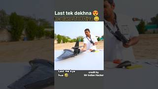 Rc fighter jet ✈️🤑 rc plane Tod Diya 😱 mrhacker shorts [upl. by Patricio581]