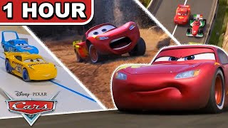 The Best Lightning McQueen Races amp Stunts  Compilation  Pixar Cars [upl. by Navonod]