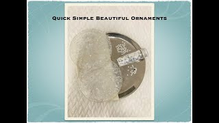 Make Beautiful  heirloom quality  Ornaments𑗊✬✼ [upl. by Enelam272]