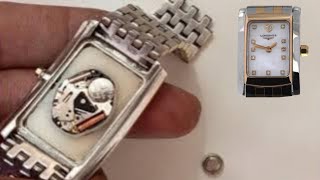 How To Change Battery LONGINES Watch  longines watch battery replacement [upl. by Nattirb]