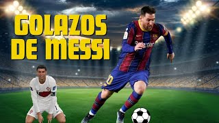 ⚽LOS MEJORES GOLES DE MESSI EN EL BARCELONA CON MÚSICA [upl. by Rodablas599]