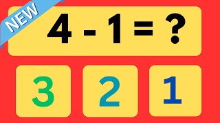 Math Quiz for Kids  One Digit Subtraction Quiz  Mental Math Quiz for Kids  Quiz Time 2 [upl. by Jeannine690]