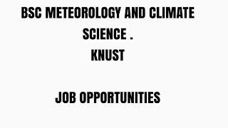 BSc METEOROLOGY AND CLIMATE SCIENCE [upl. by Rives968]