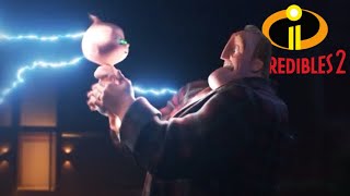 Bob Finds Out JackJack Has Powers  Incredibles 2 2018  Movie Clip 4K [upl. by Ynafit158]