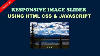 image slider html css javascript  How To Make Image Slider Using HTML CSS JavaScript [upl. by Graves]