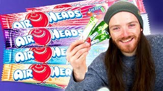 Irish People Taste Test Airheads Candy [upl. by Esbensen]