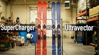 SuperCharger vs UltraVector  Voile Ski Shootout [upl. by Eelyram]