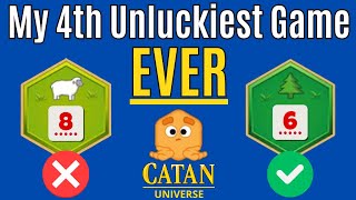 CATAN  Can I Survive My 4th UNLUCKIEST Game Ever  Game 505 [upl. by Bonnell763]