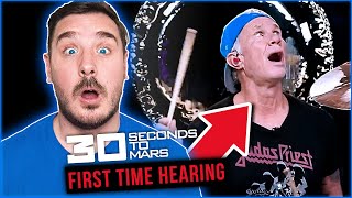 Drummers Reaction To Chad Smith Hearing Thirty Seconds To Mars For The First Time [upl. by Warfield]