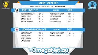 RockinghamMandurah  1s v Mount Lawley  1s [upl. by Cissej]