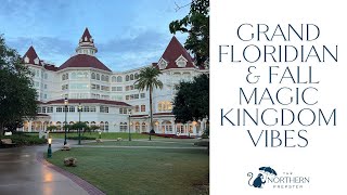 Disney World Vlog Grand Floridian Room Tour Fall Magic Kingdom Vibes amp Window Shopping [upl. by Renell]