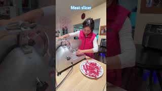 Got a meat slicer to slice meat for hotpot It’s convenient to use but not convenient to clean up [upl. by Quigley214]