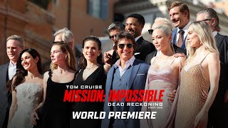 Mission Impossible – Dead Reckoning Part One  Rome World Premiere Red Carpet Show  Tom Cruise [upl. by Hussein296]