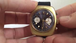 Vintage Difor Suisse Chronograph Mens Watch with Landeron 149 from 1960s [upl. by Sarina]