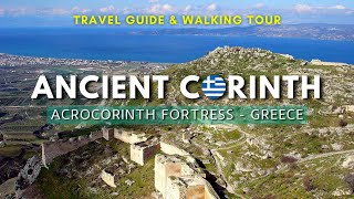 Discovering the Biblical Ancient Corinth Day trip  Acrocorinth Mountain in Greece TRAVEL GUIDE [upl. by Ameehs]