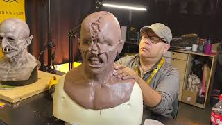 Amazing Sculpting Work By A GOAT Of Mask Making And Sculpting Jordu Schell At transworld2024 [upl. by Zaneta316]