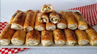 HAZIR YUFKA İLE PRATİK PEYNİRLİ BÖREK TARİFİ 👌💯 [upl. by Tavey898]