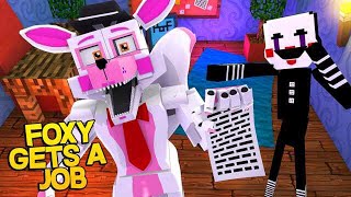 Minecraft Fnaf Sister Location  Funtime Foxys New Job Minecraft Roleplay [upl. by Sible436]