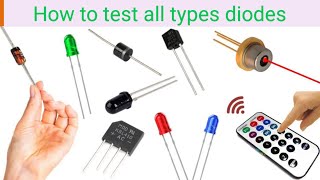 How to test all types diodes using digital multimeter [upl. by Ailima]