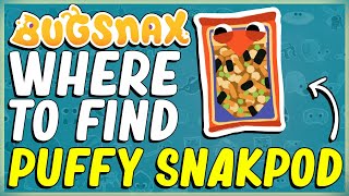 WHERE TO FIND AND HOW TO CATCH A PUFFY SNAKPOD IN BUGSNAX  SCORCHED GORGE  BUGAPEDIA [upl. by Tish]