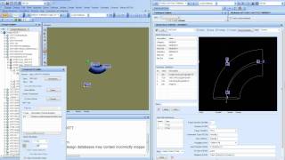 AVEVA PDMS  Marine Бенд переменного радиуса  Bend with var radius [upl. by Lelah242]