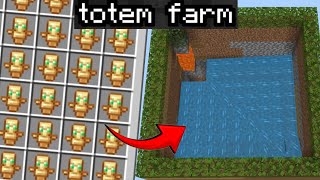 Minecraft survival 5 Gumawa Ako Ng infinite totem farm [upl. by Enileuqaj690]