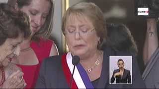 El primer discurso de Bachelet [upl. by Ikik]