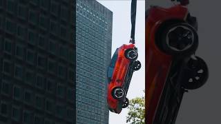 Highest car bungee jump  65 metres 213 ft 3 in by Nissan France 🚗 [upl. by Ackerley]