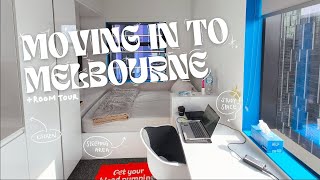 i rented a scape studio apartment in melbourne for uni  moving in  room tour [upl. by East191]