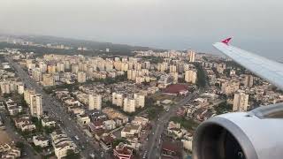 Landing  Antalya WK176  Edelweiss Airbus A320ceo [upl. by Marashio]