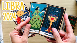 LIBRA  quotYOUR 2024 NEW YEAR HERES WHAT TO EXPECTquot 2024 Tarot Reading [upl. by Baal]