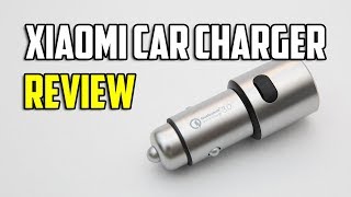 Xiaomi Car Charger Fast Charge Version Review  Best Dual QC30 Car Charger [upl. by Khano]